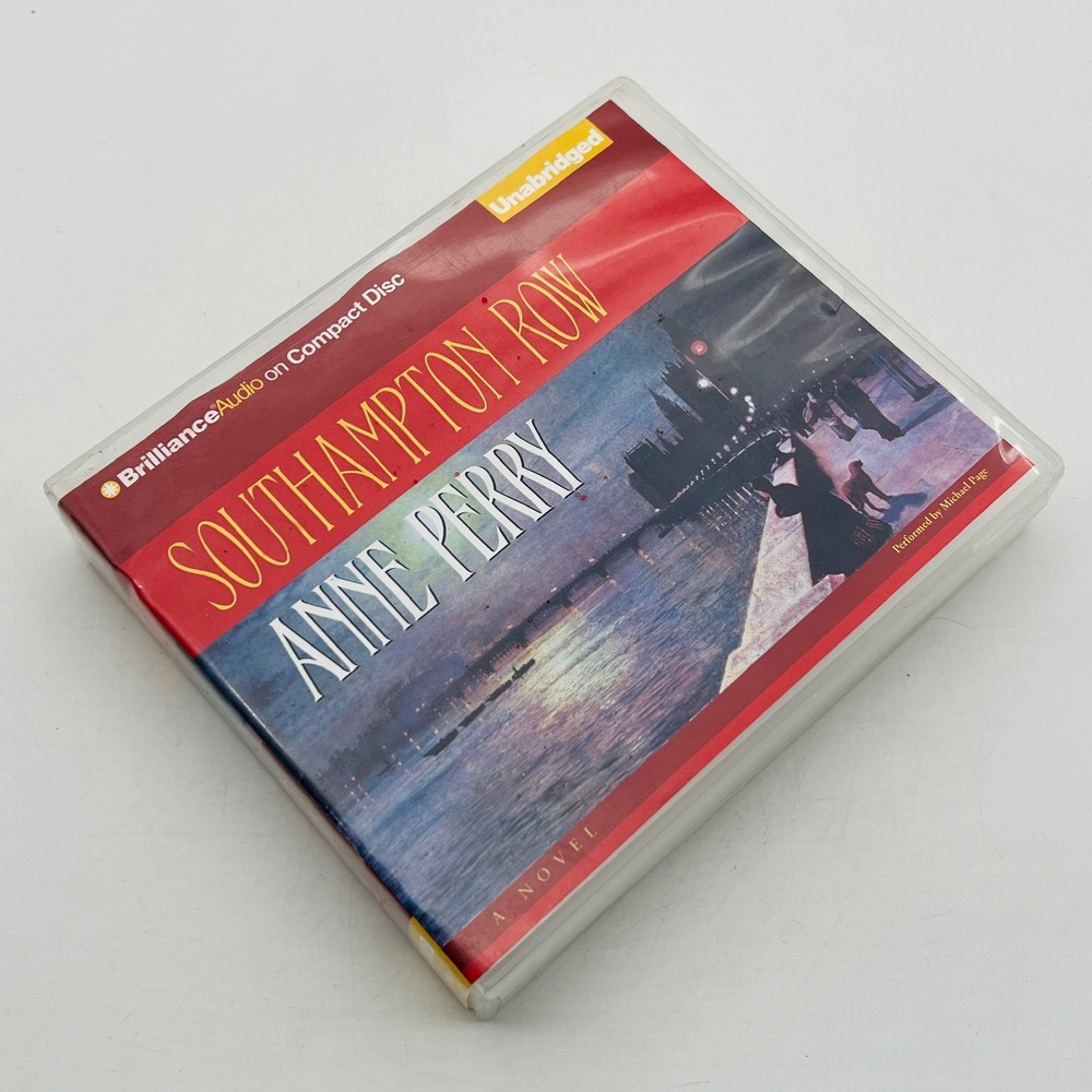 Southampton Row Anne Perry Audiobook 10 CD Unabridged Thomas Pitt Mystery Novel